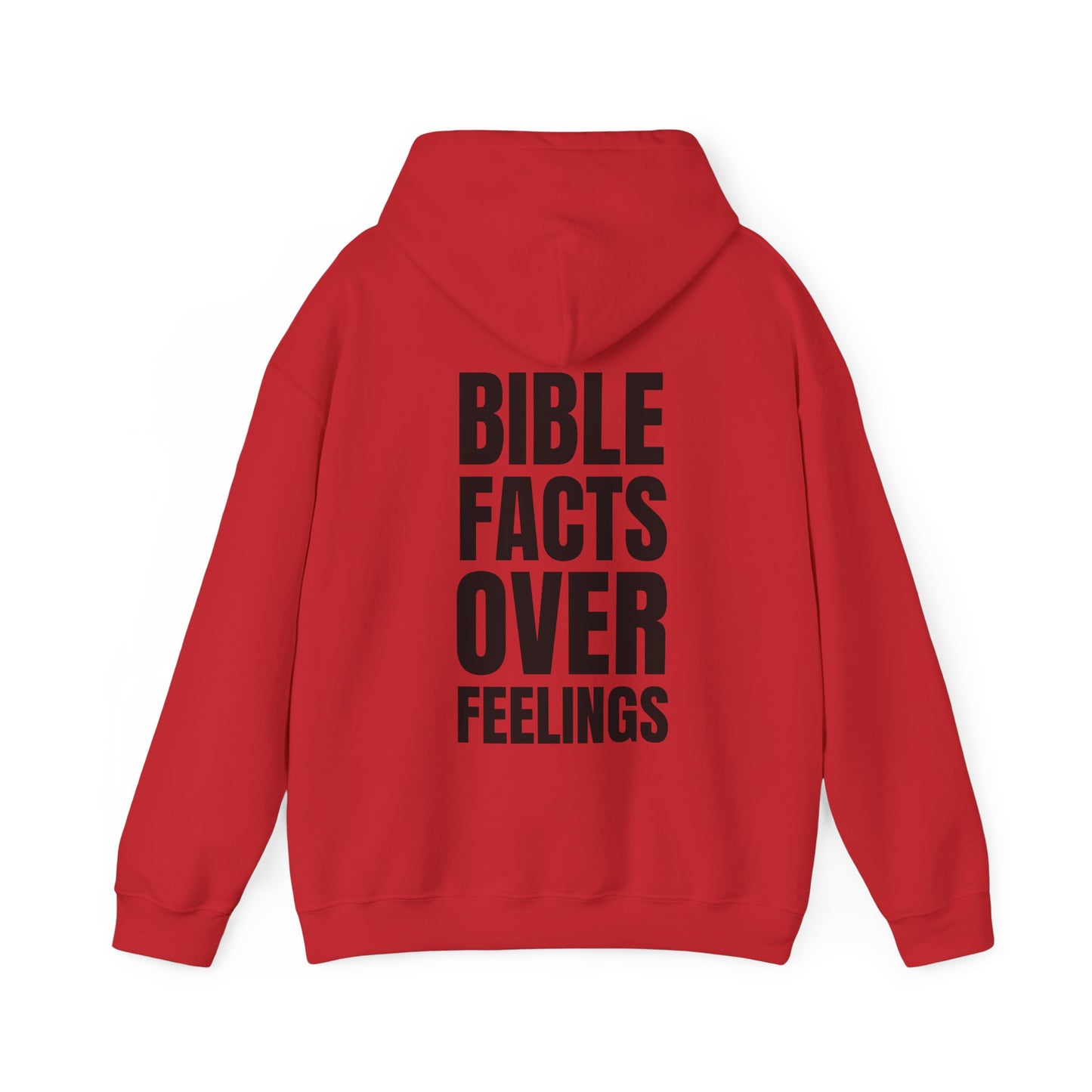 "Bible Facts Over Feelings"™ Hooded Sweatshirt