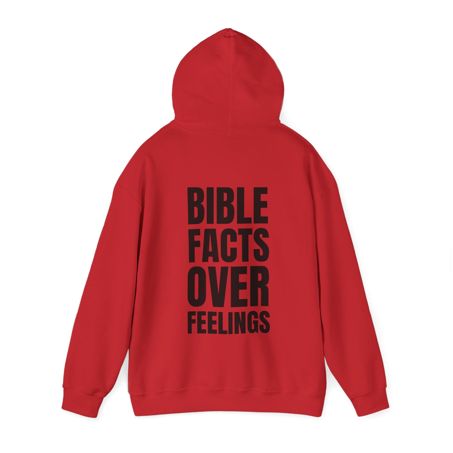 "Bible Facts Over Feelings"™ Hooded Sweatshirt