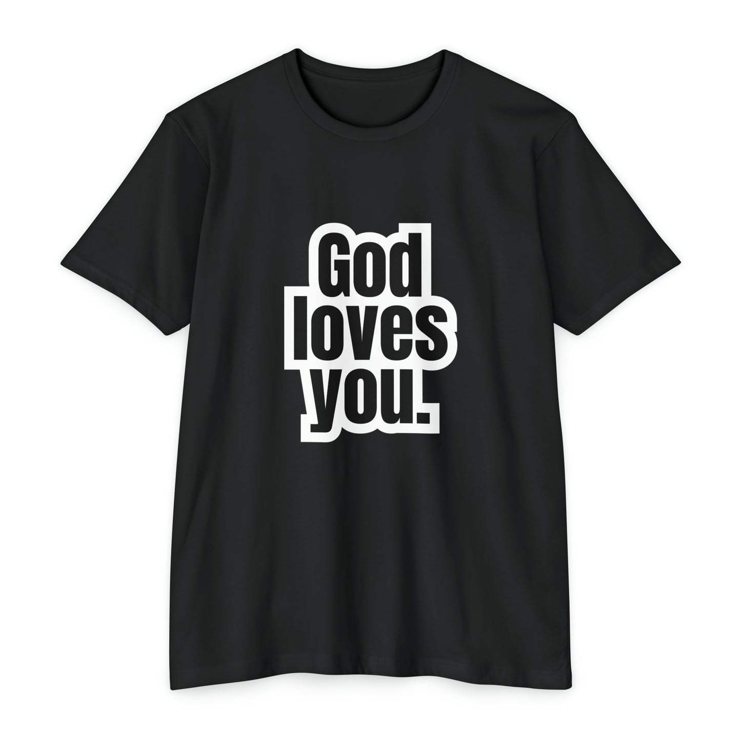 "God Loves You" CVC Jersey T-shirt