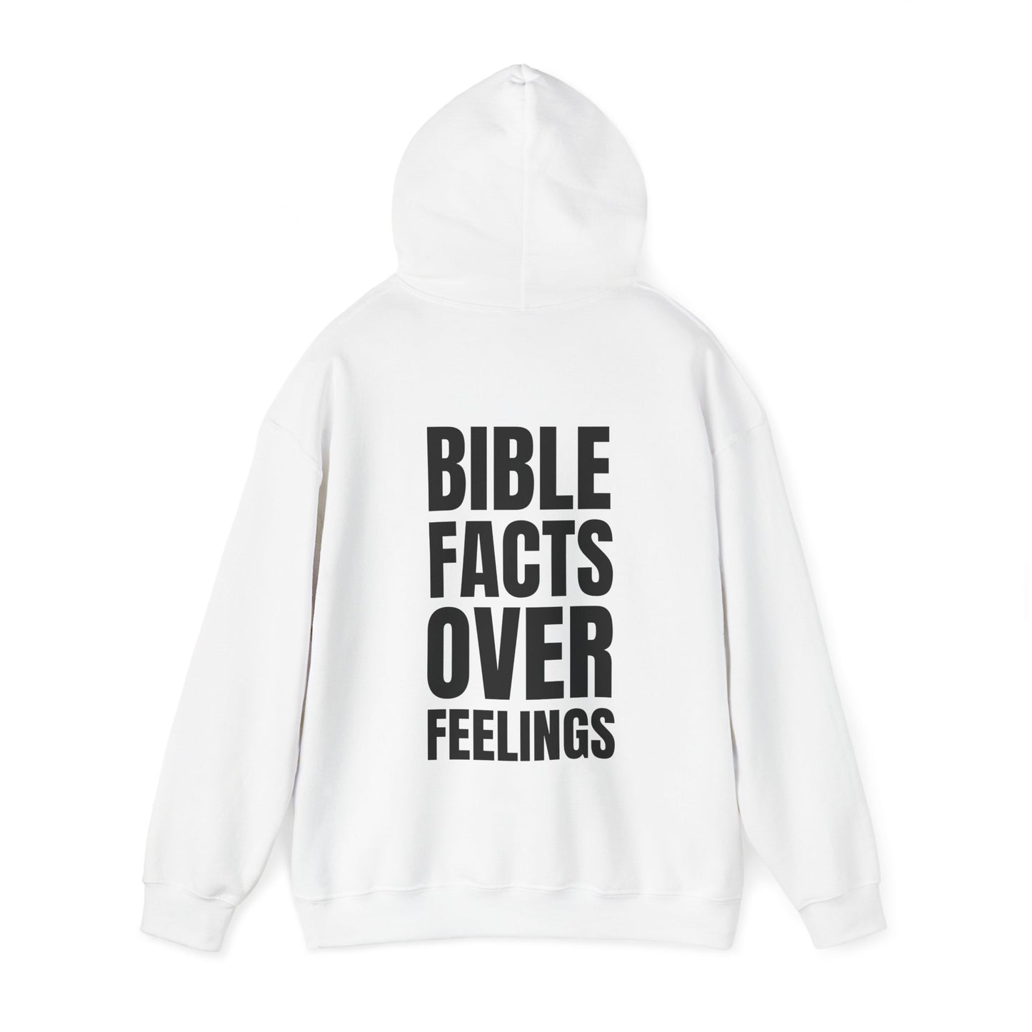 "Bible Facts Over Feelings"™ Hooded Sweatshirt