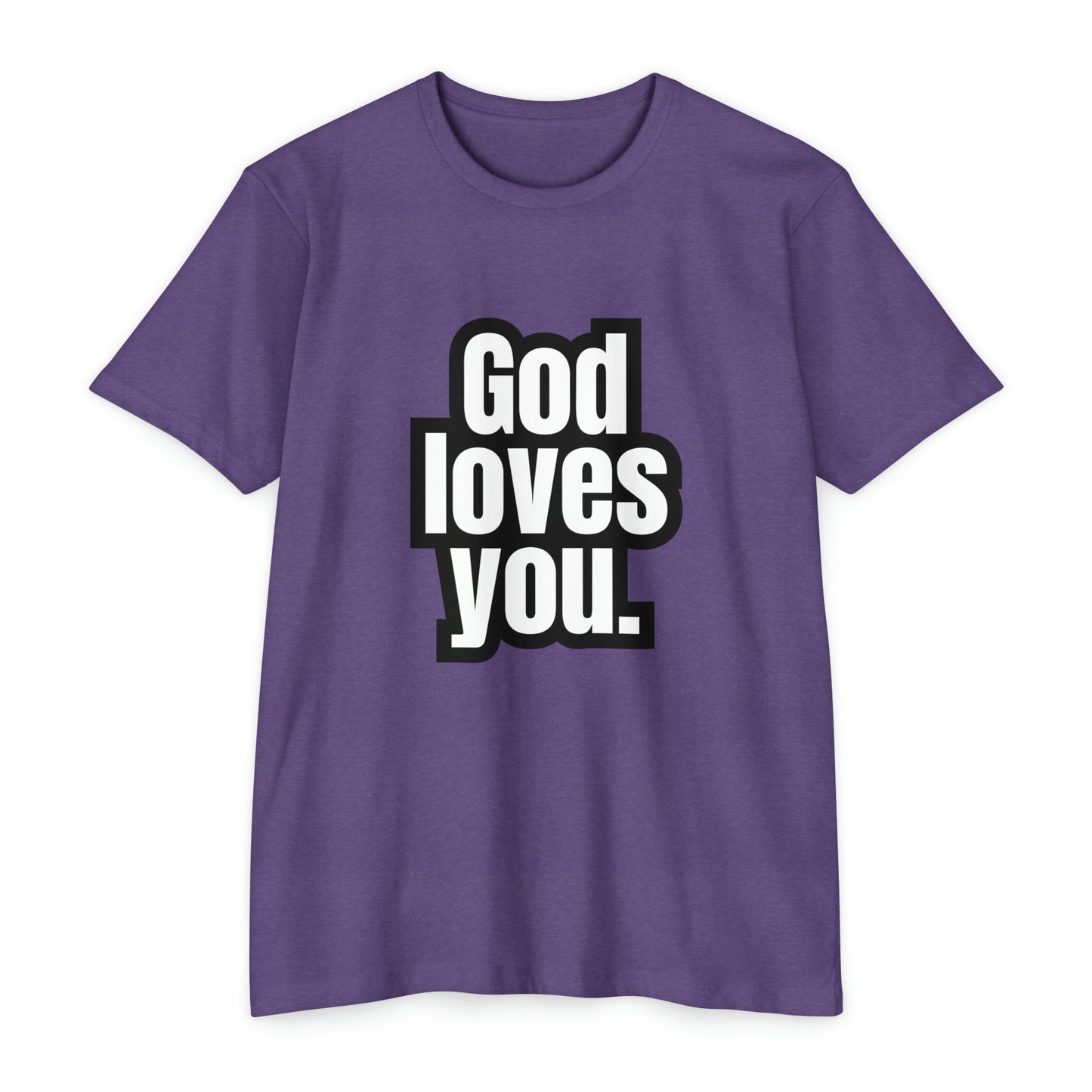 "God Loves You" CVC Jersey T-shirt