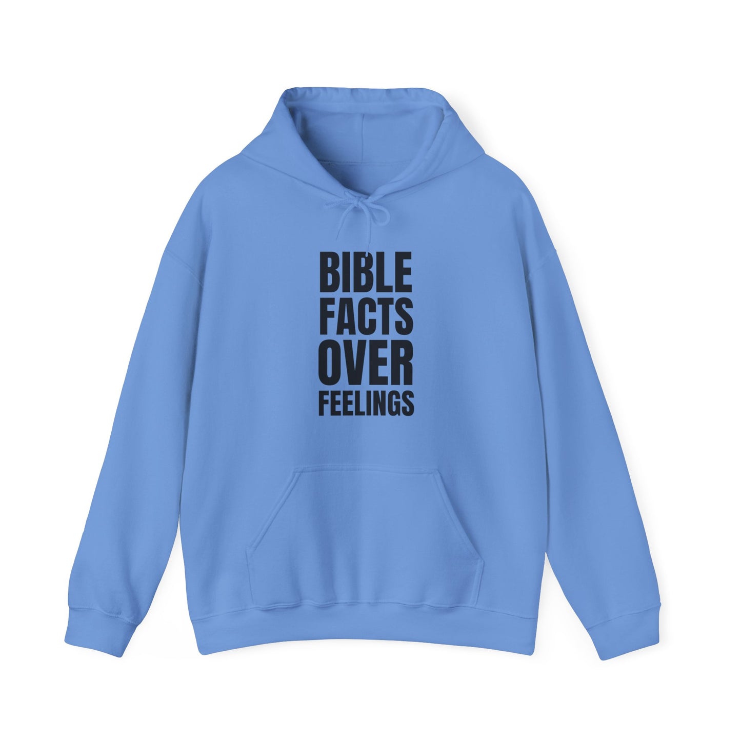 "Bible Facts Over Feelings"™ Hooded Sweatshirt