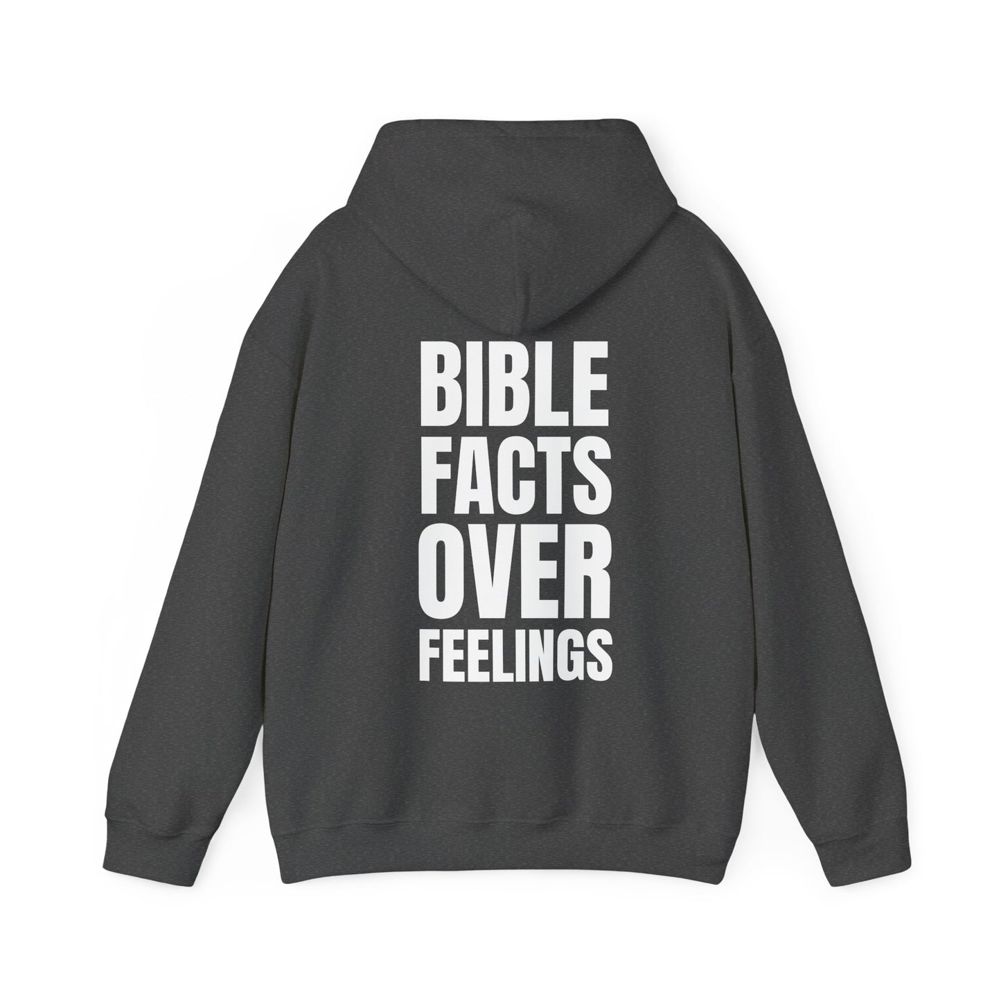 "Bible Facts Over Feelings"™ Hooded Sweatshirt