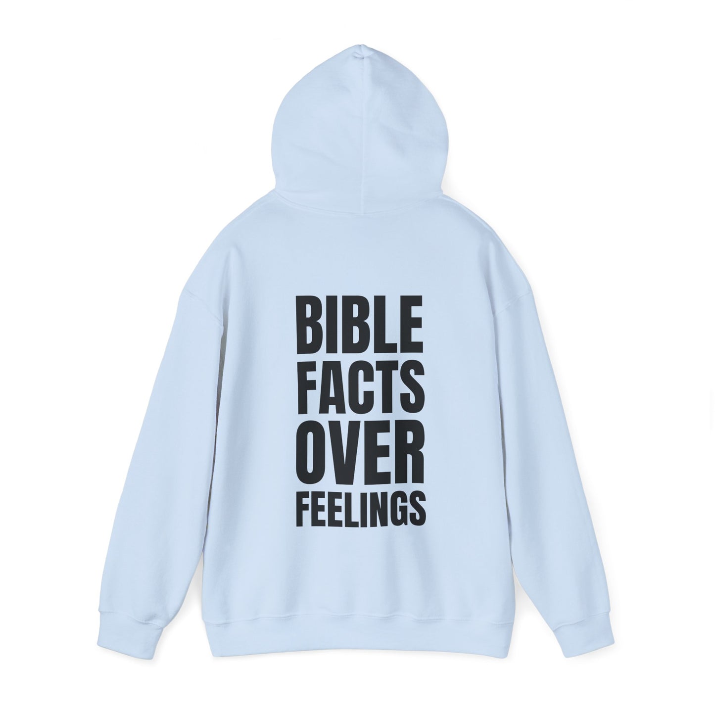 "Bible Facts Over Feelings"™ Hooded Sweatshirt