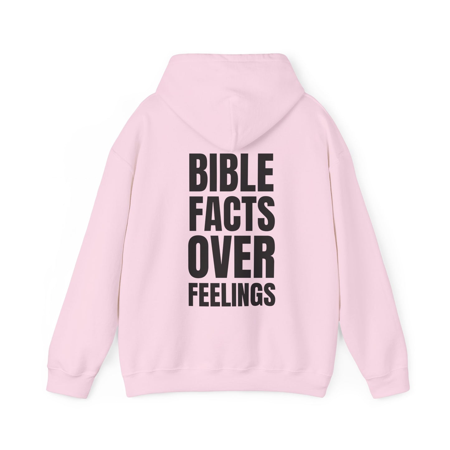 "Bible Facts Over Feelings"™ Hooded Sweatshirt