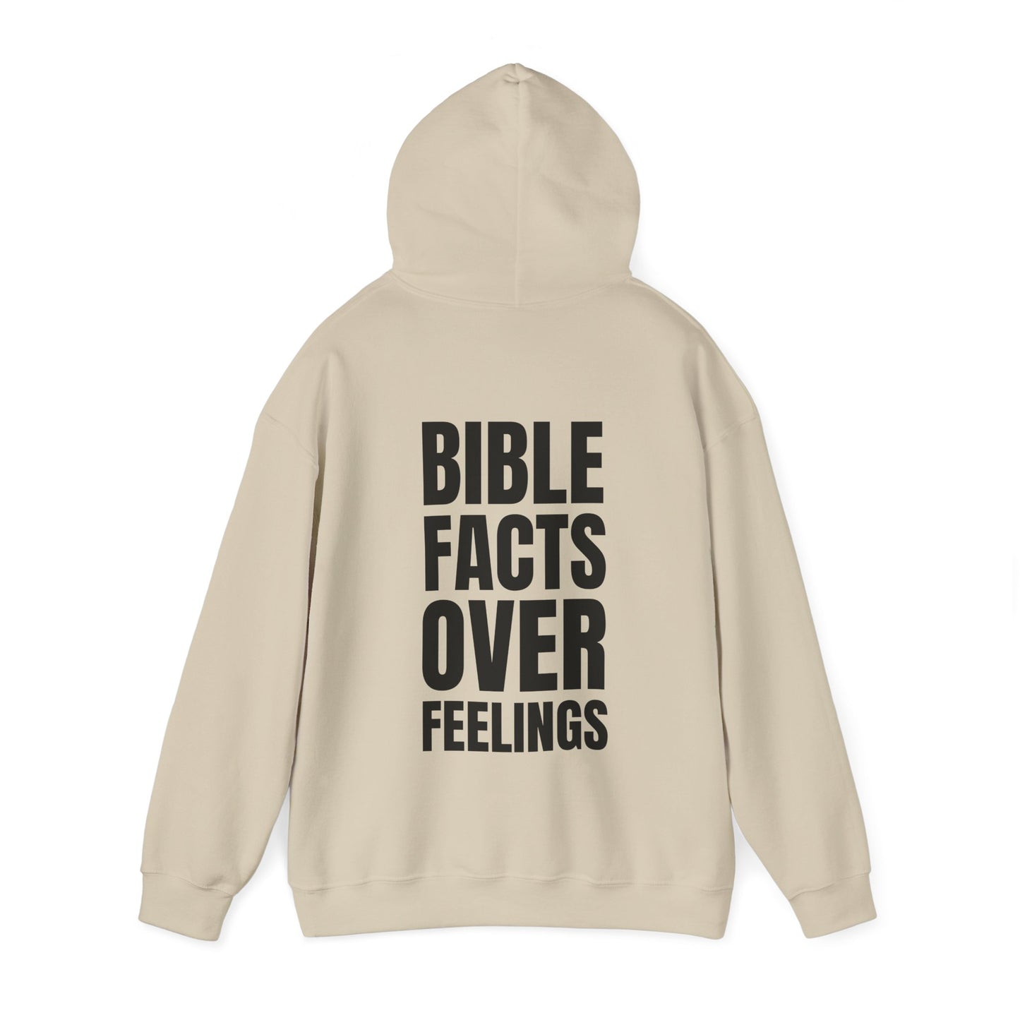 "Bible Facts Over Feelings"™ Hooded Sweatshirt