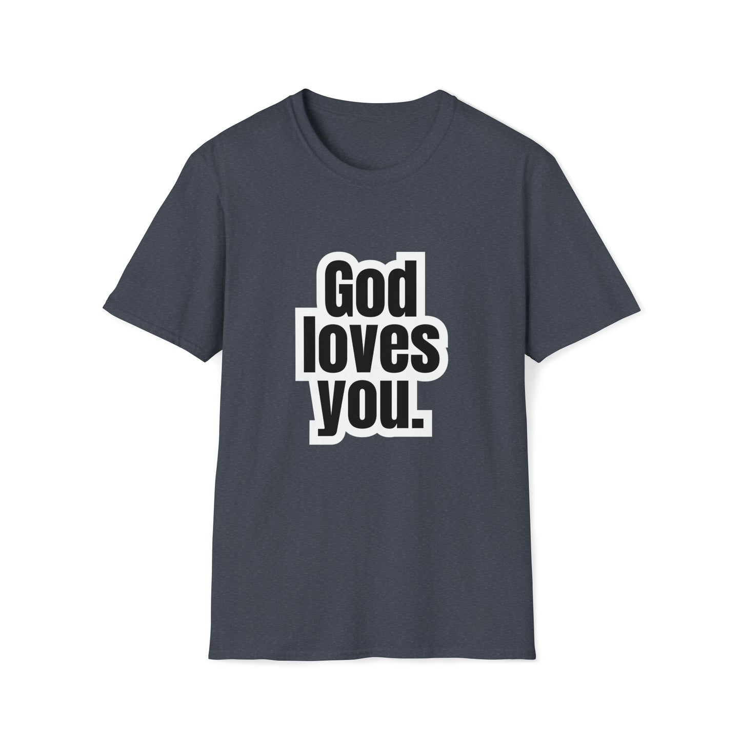 "God loves you" Softstyle T-Shirt