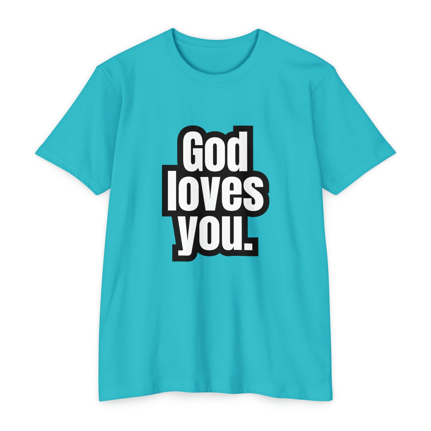 "God Loves You" CVC Jersey T-shirt