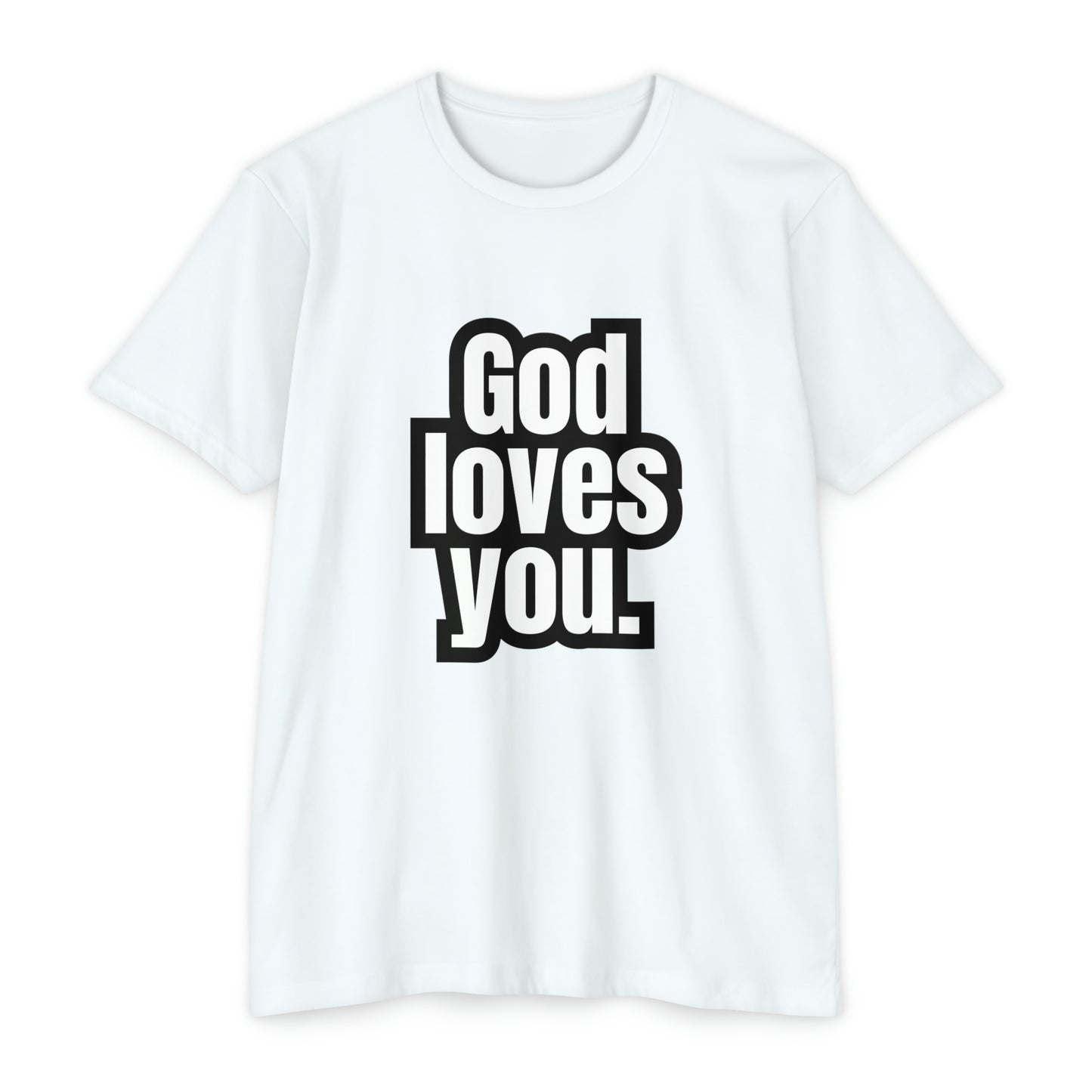 "God Loves You" CVC Jersey T-shirt