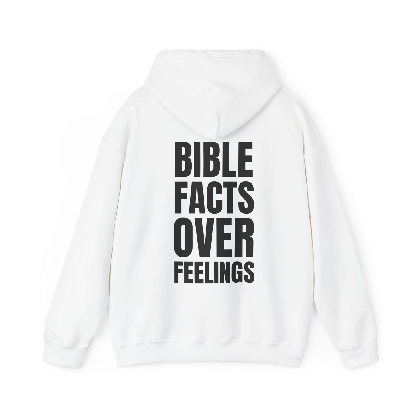 "Bible Facts Over Feelings"™ Hooded Sweatshirt