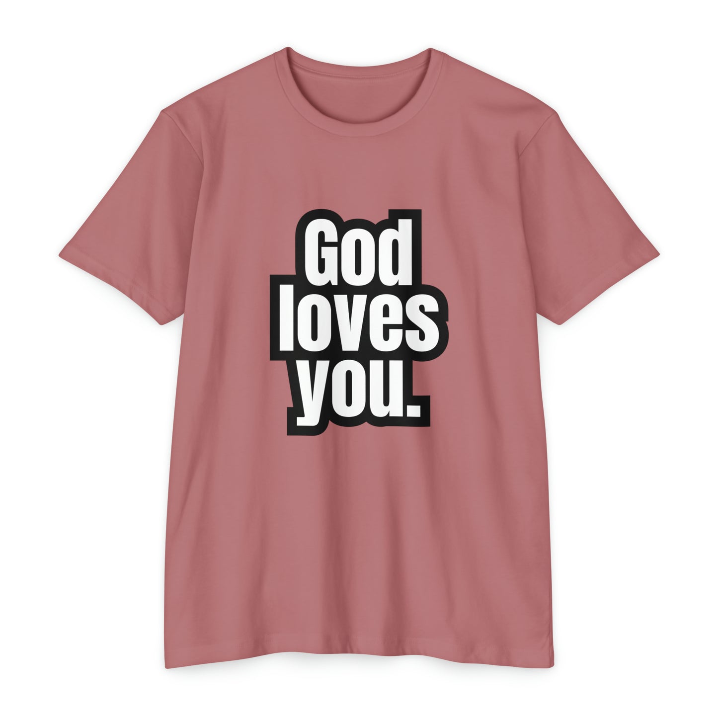 "God Loves You" CVC Jersey T-shirt